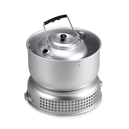 Xceed stormkøkken i aluminium – 10 dele – Spritbrænder